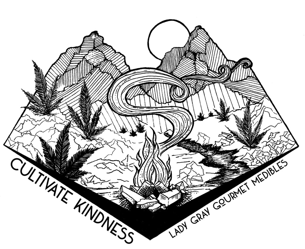 Cultivate Kindness Camp Fire Alaska Sticker (Regular and Oversized)